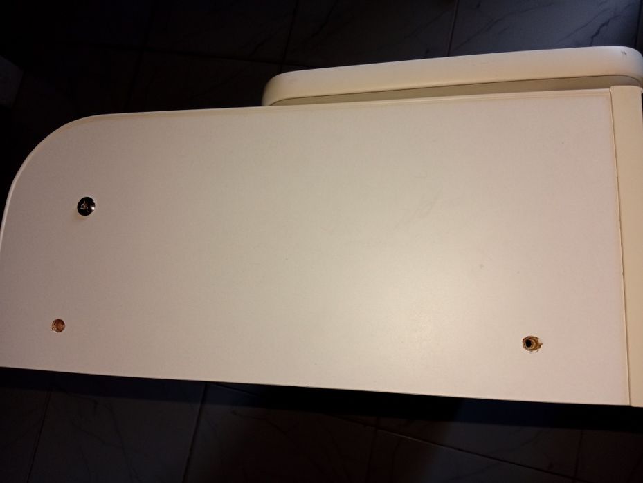 Съемная пеленальная накладка на комод (универсальная, белая)