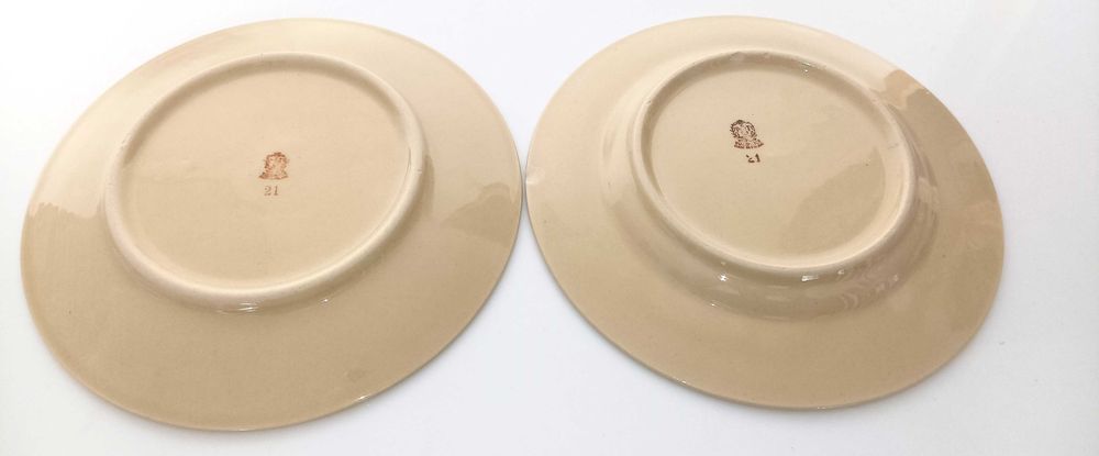 Porcelit Tułowice 2 x Talerz Deserowy sygn 1951
