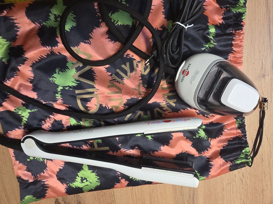 Placas para alisar o cabelo a  vapor