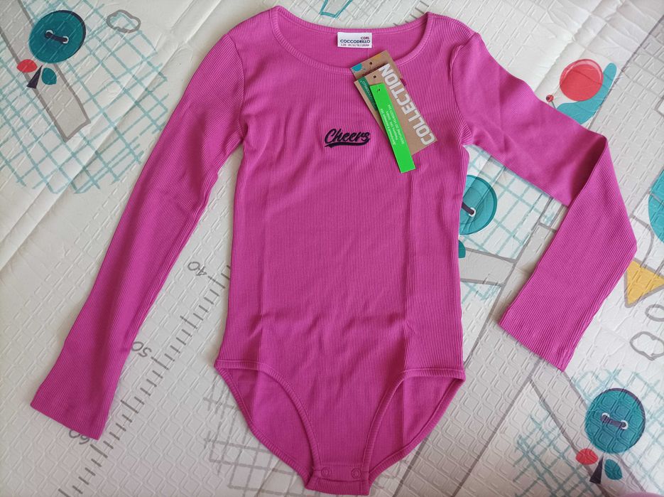 nowe prążkowane body  Coccodrillo, r. 128