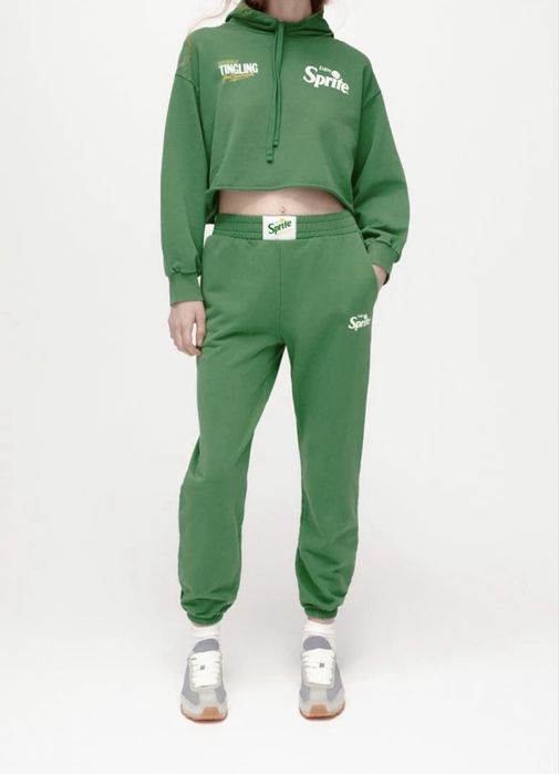Komplet dresowy Zara Sprite zielony S