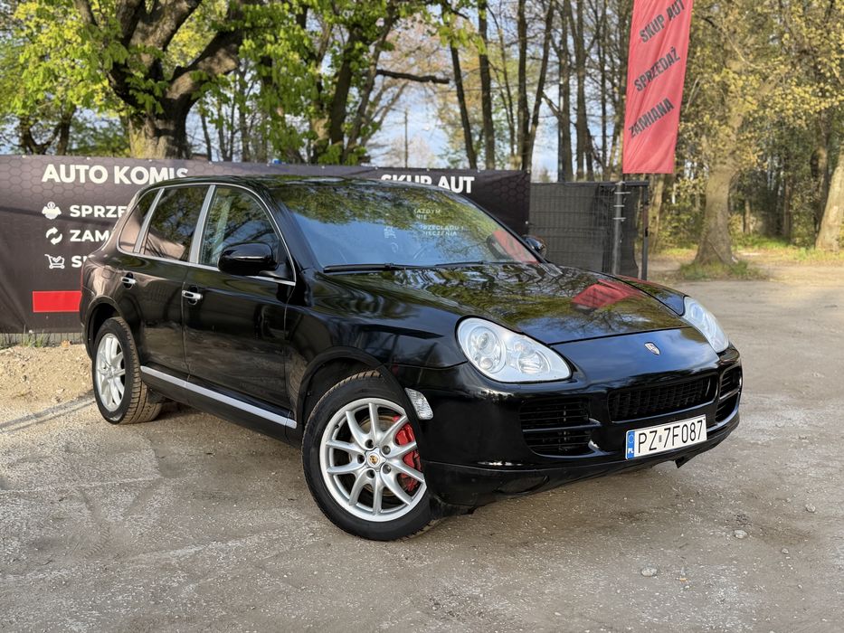 Porsche Cayenne S 4.5 V8 Automat 2003 Pneumatyka Skóry 196 tys. km Do Naprawy