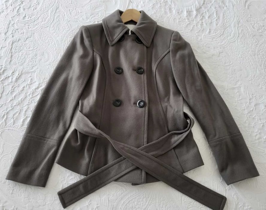 Casaco castanho claro, Zara, tamanho S