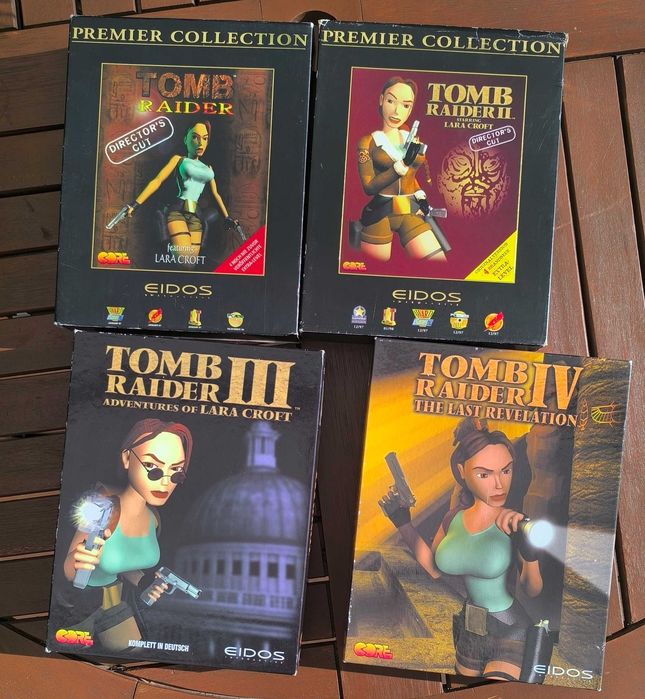 Tomb Raider 1-4 big box PC