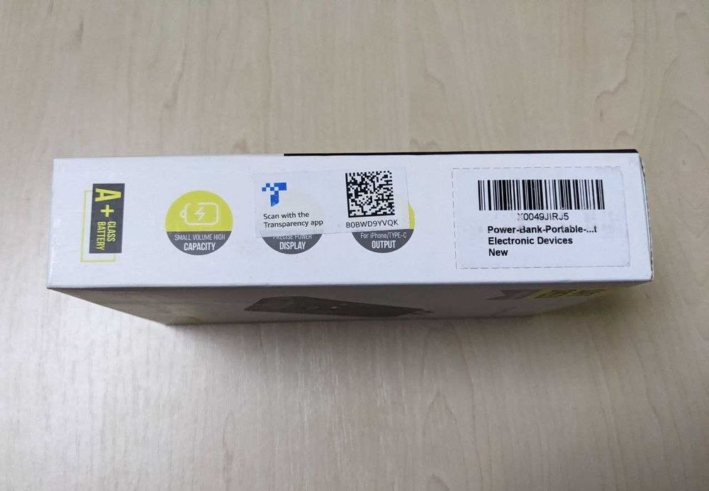 Павербанк Safe Speed 40000мАч PD 30 Вт SCP 22.5 Вт Type-C / Lighting