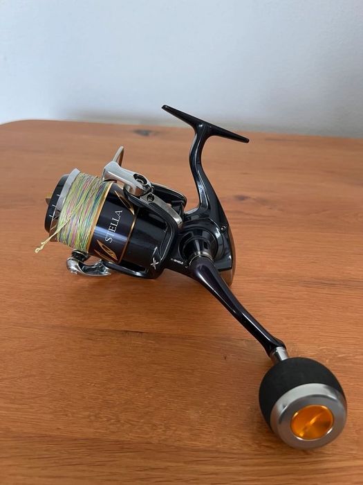 Shimano Stella SW 5000 PG Angelrolle com Gomexus Knauf