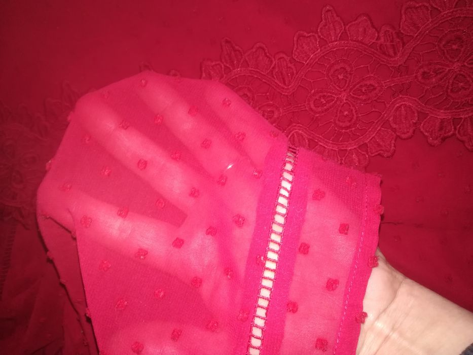 Czerwona bluzeczka styl moda