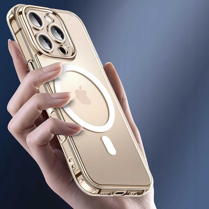 Etui Magsafe do iPhone 16 PRO Wzmacniane + Pełne Szkło Hartowane