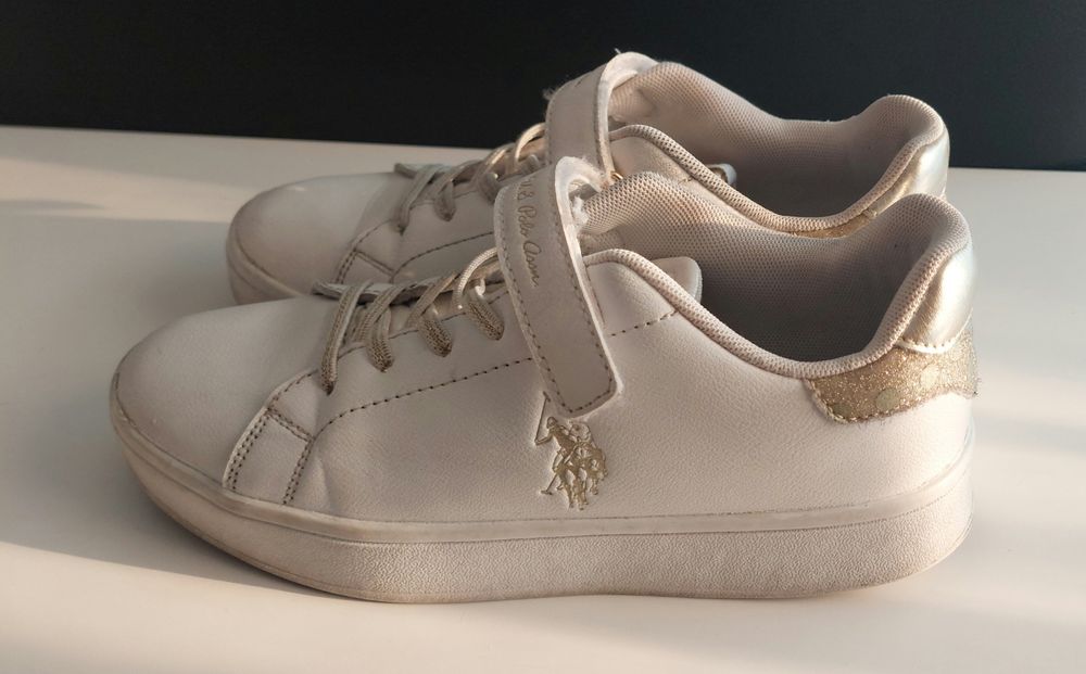 Sapatilhas brancas da US Polo Assn