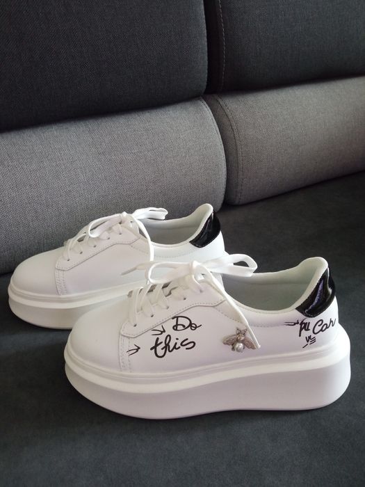 Sneakersy skórzane Filippo rozmiar 39
