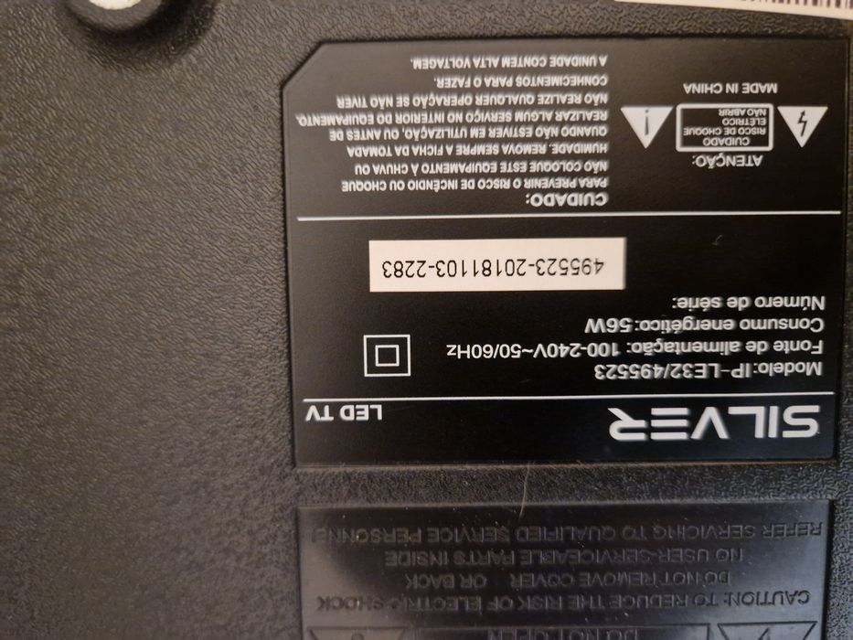 Televisão de 32 polegadas