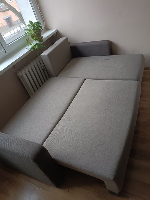 Kanapa narożnik obustronny z funkcją spania