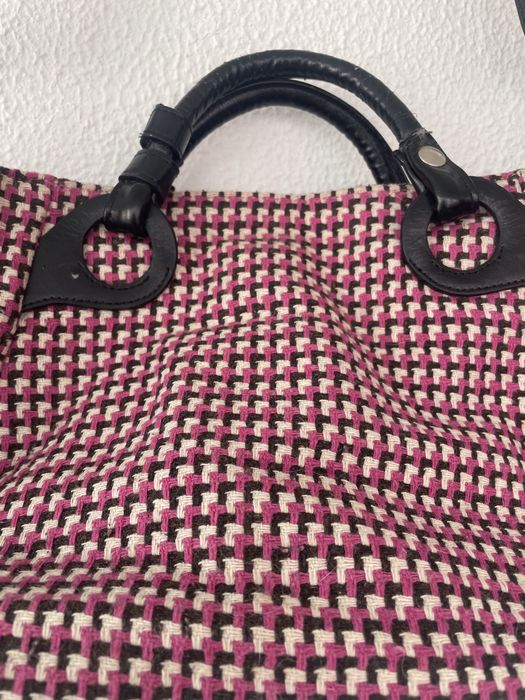 Mala Parfois Rosa Branca e Preto