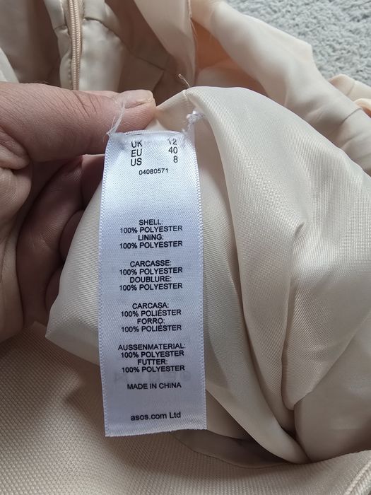 Ciążowa elegancka sukienka Asos