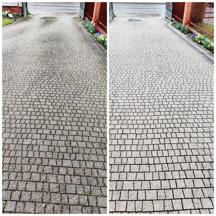 Mycie Czyszczenie Impregnacja kostki brukowej elewacji