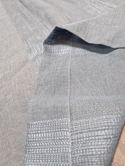 Firany komplet 2 sztuki niebieskie