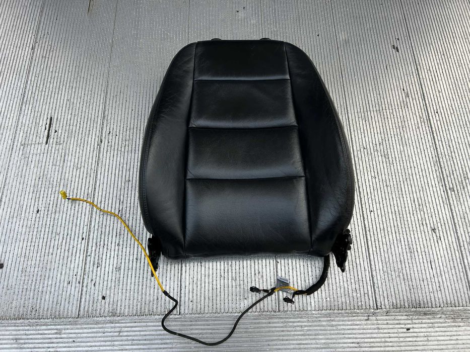 Fotel lewy przód oparcie czarna skóra audi a6 c6