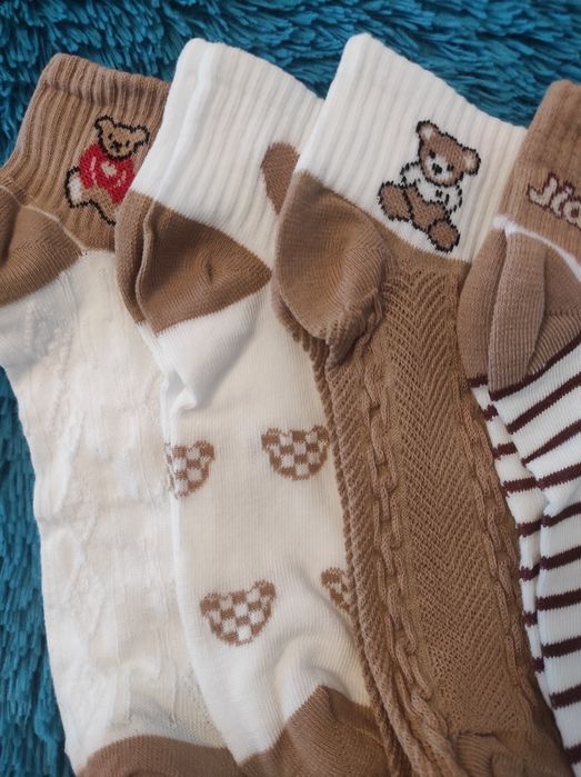Nowe skarpetki damskie 35-38(5 par)