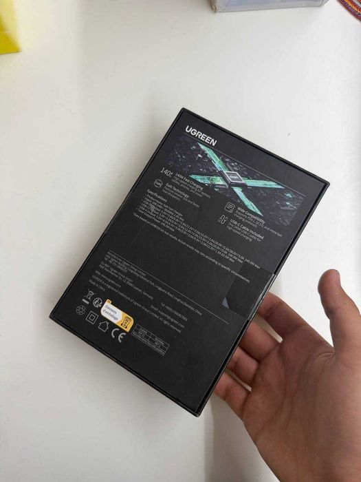 Мережевий зарядний пристрій Ugreen 140W USB C GaN PD 3.1 Grey (CD289)