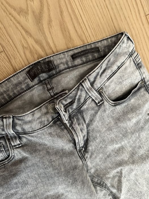Spodnie Guess jeansy szare 27 JAK NOWE__XS/ S__34/36