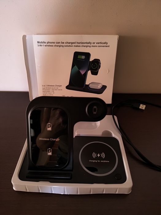 Ładowarka indukcyjna 3w1