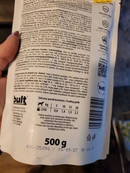 Mokra karma dla psa Bult zestaw 3 smaki