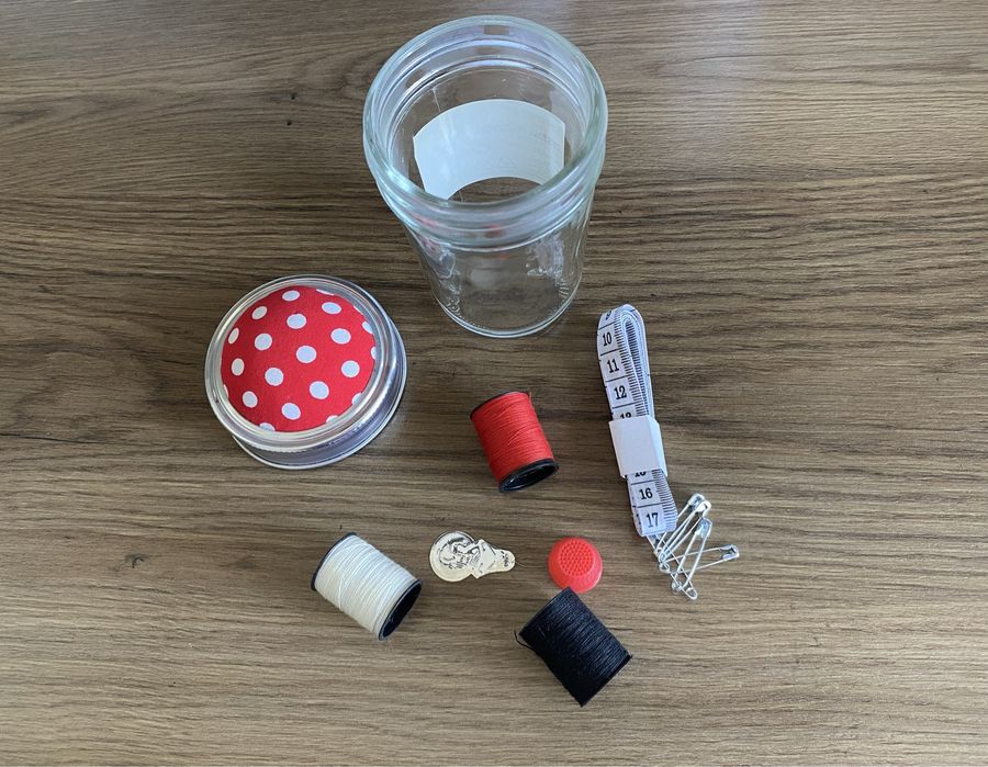 Smukee zestaw do szycia nici poduszka centymetr