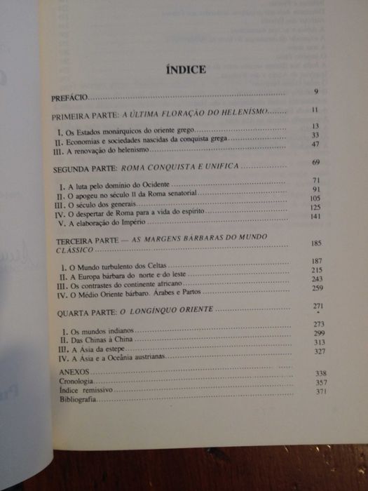 Impérios e barbáries do Século III a.C. ao Século I d.C.