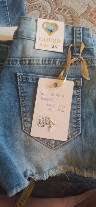 Spodenki jeansowe S M L