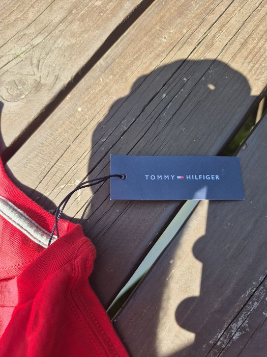 Tommy Hilfiger tshirt t-shirt koszulka męska czerwona M Nowa oryginal