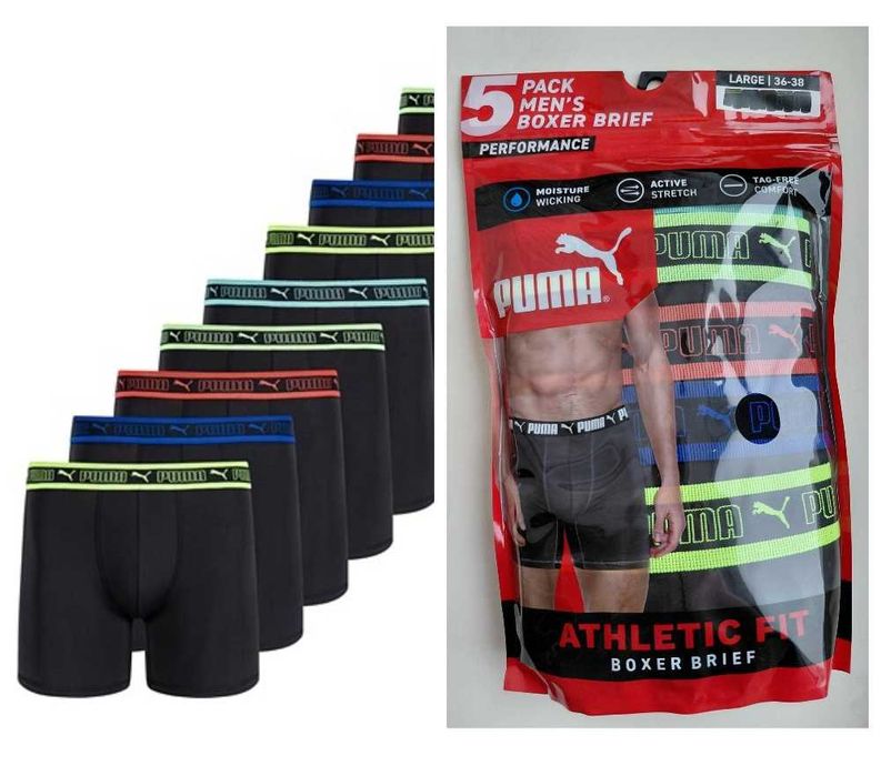 Набір : Труси Puma Athletic fit Boxer Briefs. З США. Оригінал