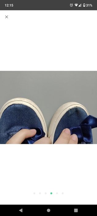 Джинсові кеди дитячі