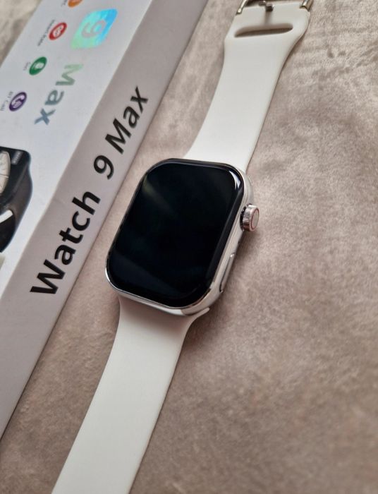 Watch 9 max, amoled, komplet pełny, smartwatch jest nowy