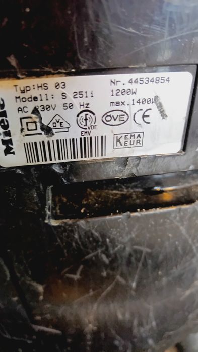 Odkurzacz miele 1500 w