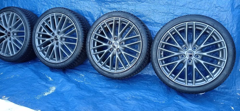 Felgi Koła Aluminiowe BORBET 225/40/R18 DUNLOP 8.5mm 5x114.3 NISSAN