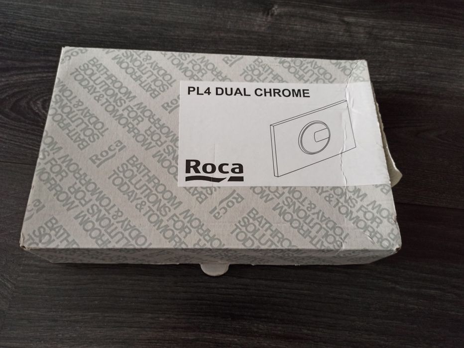 Przycisk spłukujący do stelaża Roca podwójny pl4 Dual Chrome Nowy