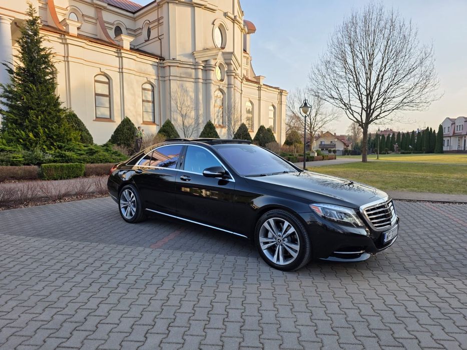 Mercedes S klasa S long  W222 samochód całe mazowieckiedo slubu wesele wynajem