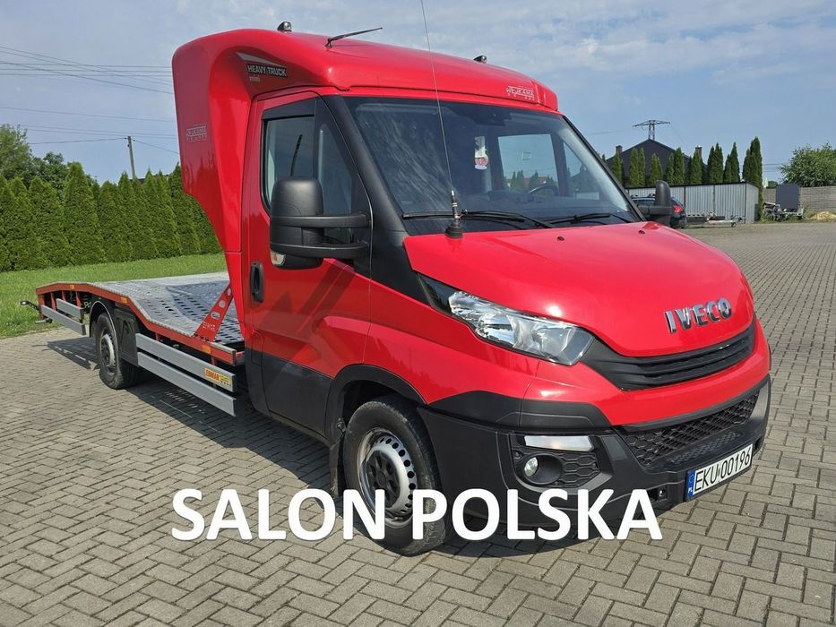 Iveco Daily 35S18  3,0D Salon Polska, Autolaweta, Pneumatyka, Hak.Wciągarka.Kamera