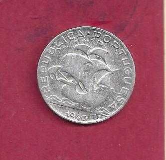 Republica      5$00   Escudos  1940   PRATA