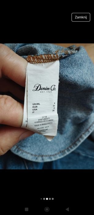Piekny jeansowy kombinezon Primark Denim Co Limited