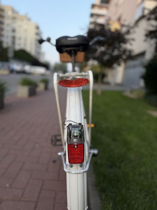 Rower miejski damka biały