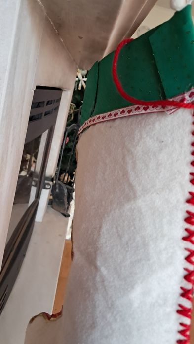 Bota de natal artesanal