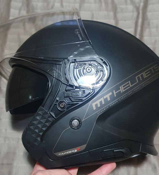 Kurtka motocyklowa Richa, kask MTHelmets S