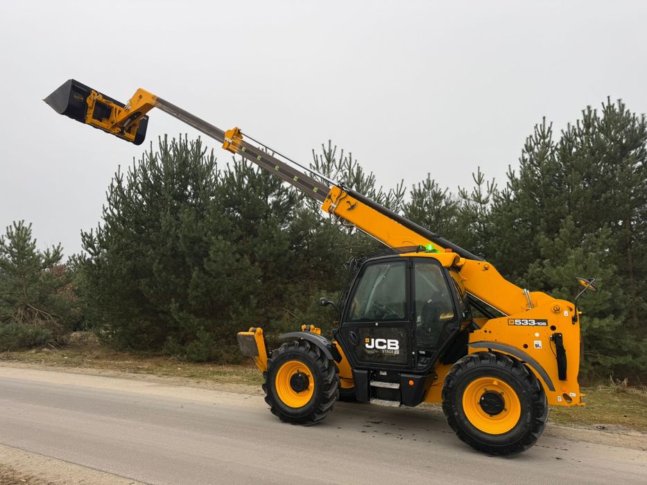 Ładowarka teleskopowa JCB 533-105 | 2023 | 523 mth | Idealny stan