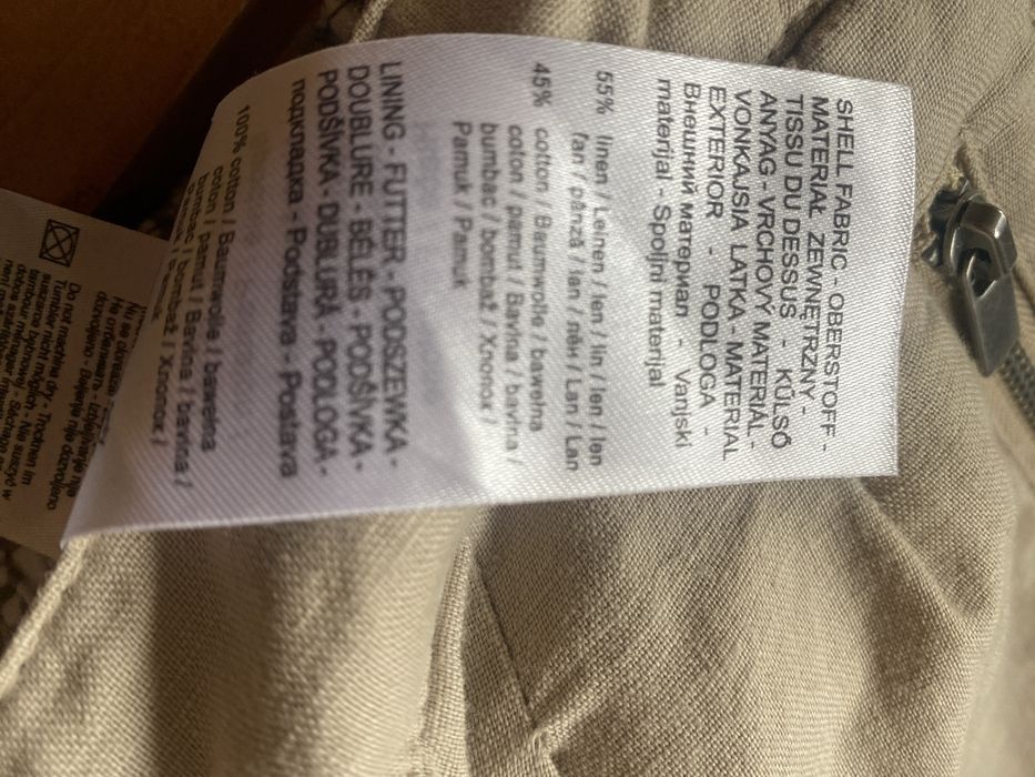 spodnie letnie ORSAY rozm. 36/S len + bawełna