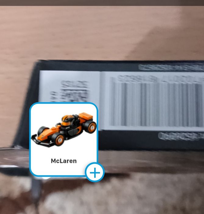 LEGO 71049 Formula 1 — McLaren F1 Team (Новий, запечатаний