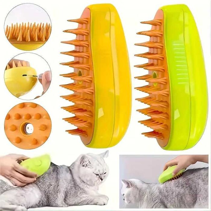 Парова масажна щітка для домашніх улюбленців