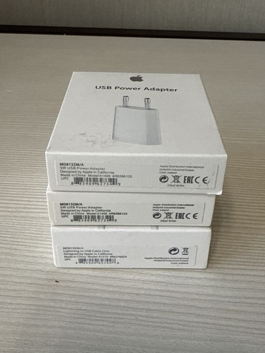 Блок Apple 5W USB POWER ADAPTER, зарядное устройство Еппл