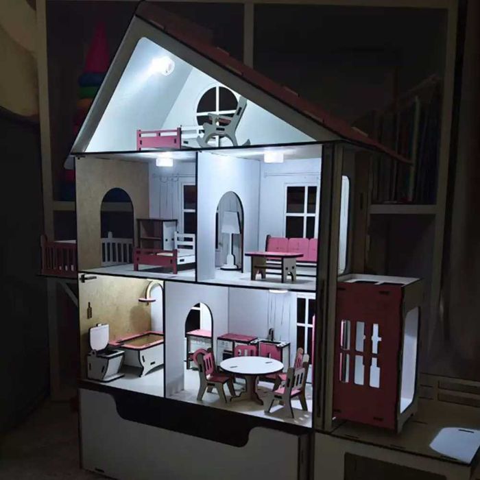 Ляльковий будинок. Деревʼяний будинок для ЛОЛ , домик для ляльок