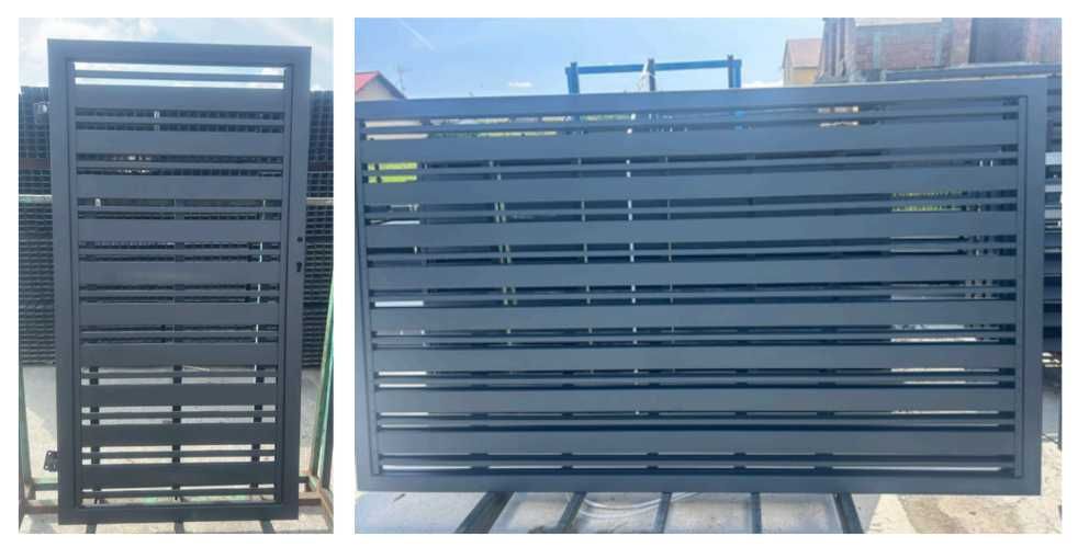 NOWOCZESNE Ogrodzenie panelowe 123 cm fi4 - 49zł